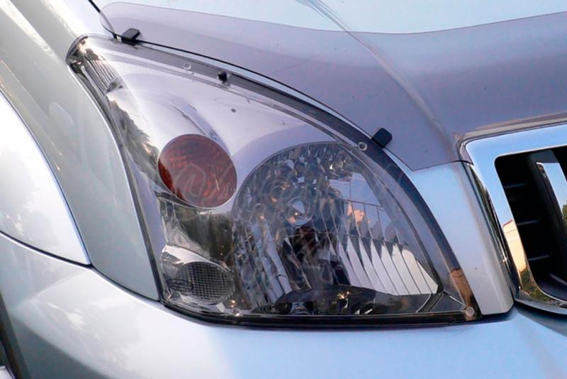 Acrylic headlight protector Toyota LandCruiser J120 2003-2009
