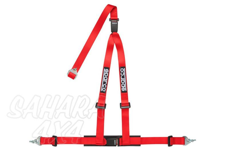 3 points harness detachable Sparco - With bracket detachable double buckle.