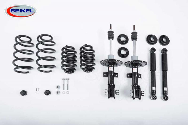 Kit suspension Seikel +30 mm con Monroe para VW T5 2003-2014