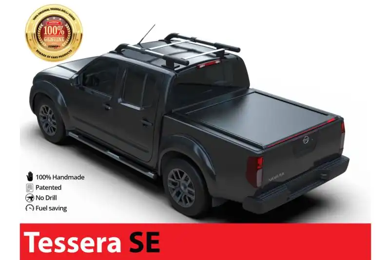 Tapa enrollable Tessera SE en negro mate Nissan Navara D40