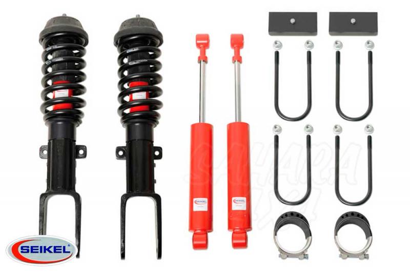 Kit de elevacion +25 mm Seikel con Koni Raid para VW Amarok