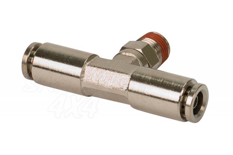 1/4 NPT Swivel T-Fitting Push-to-Connect Fitting (Male)