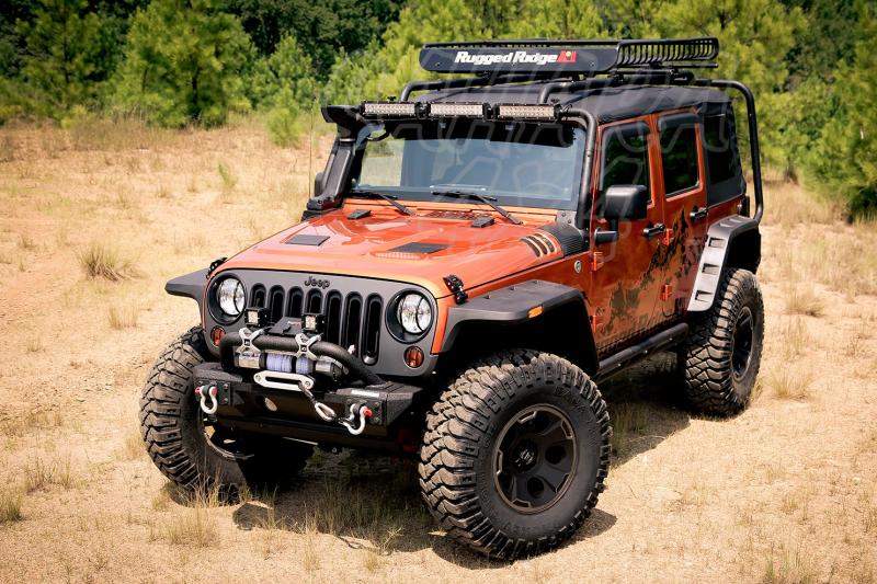 Hurricane Fender Flares Rugged Ridgee Wrangler JK 4 doors