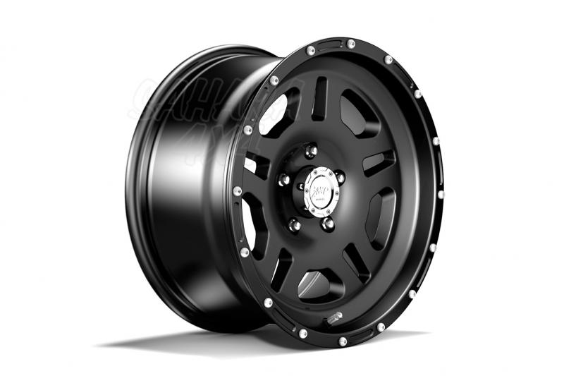 Aluminium Black Wheels 8.5x17 ET+10 , Wrangler JK, 07-  - Made Aluminium, color black, grey, gold