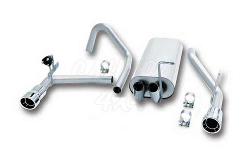 Silencioso Borla con tubo terminal Jeep Cherokee KJ