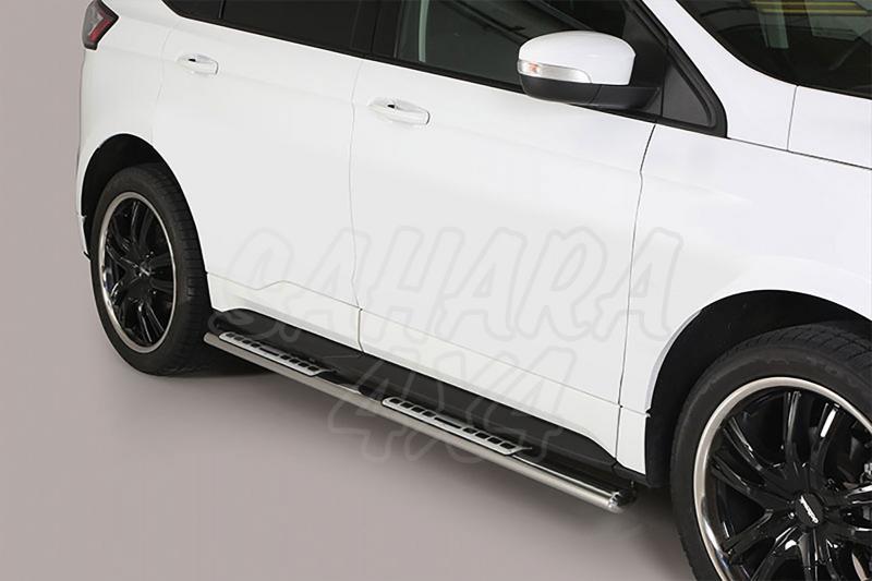 Sidesteps inox, oval sahped. Type DSP for Ford Edge 2016-