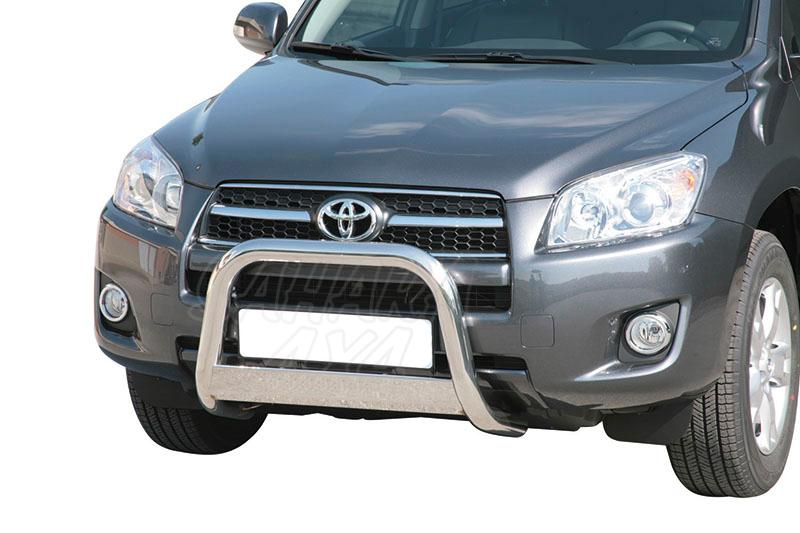 Defensa central inox 63mm con traviesa. Homologacin CE para Toyota Rav4 2009-2010