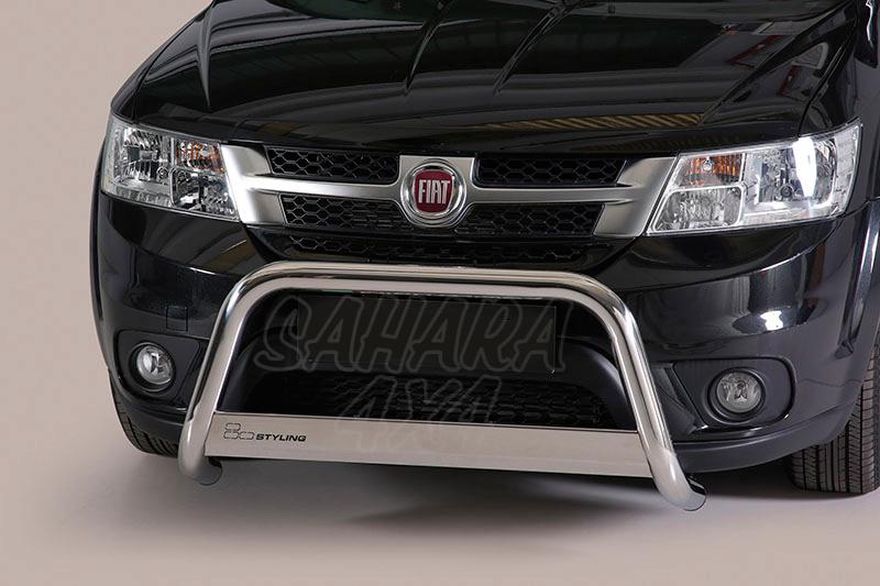 Front Bull Bar inox 63mm whit bar. CEE* for Fiat Freemont 2011-