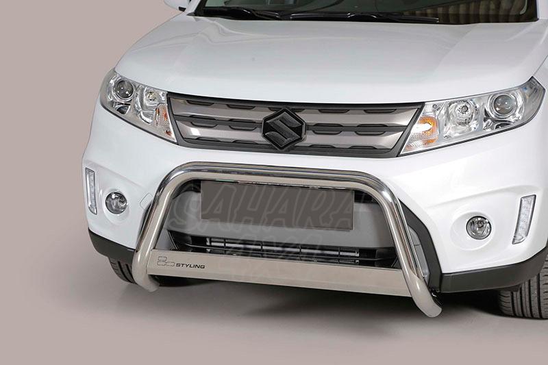 Front bull bar inox 63mm. CEE* for Suzuki Vitara 2015- - 