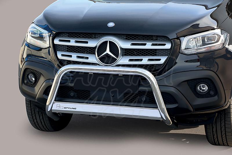 Front bull bar 63mm for Mercedes Class X 2017- - Certificate of approval