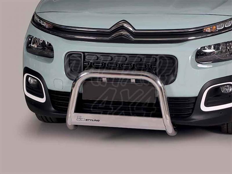 Front Bull Bar inox 63mm insert for Citron Berlingo 2018-