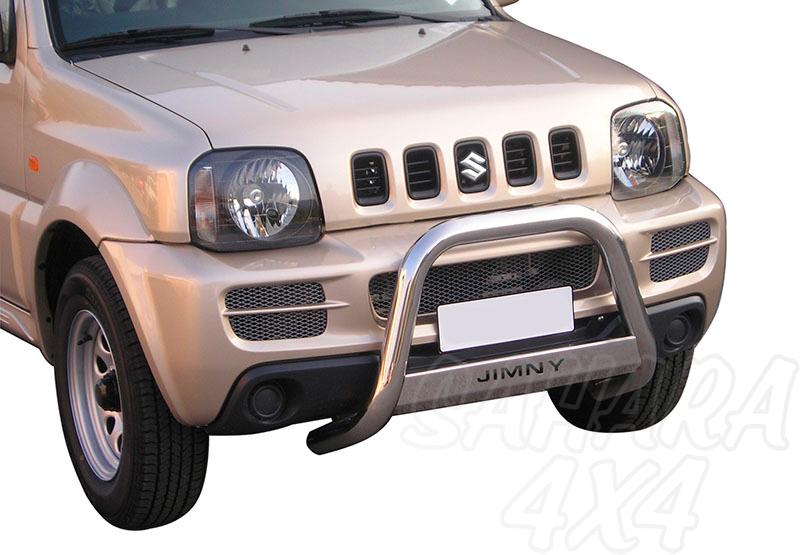 Defensa central inox 63mm con grabacin. Homologacin CE para Suzuki Jimny 2006-2012