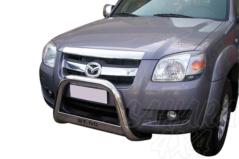 Defensa central inox 63mm con grabado para Mazda BT-50 2006-2009 - Homolocacin CE