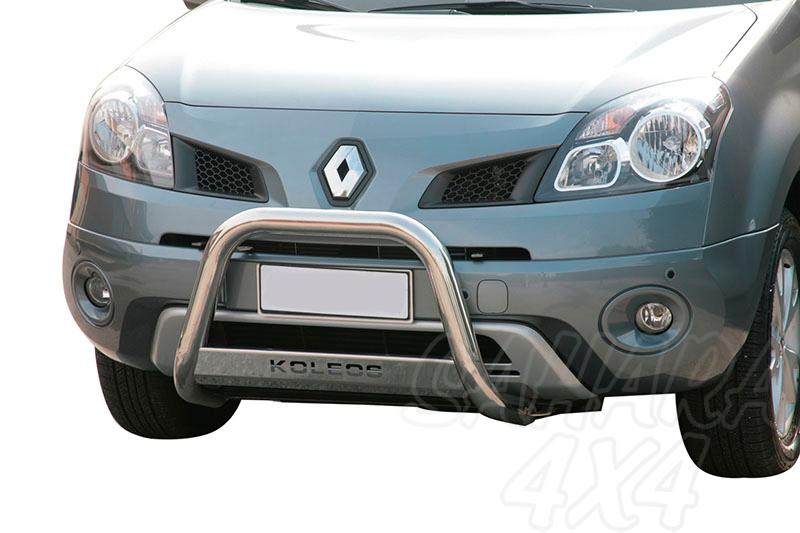 Defensa central inox 63mm con grabado. Homologacin CE para Renault Koleos 2008-2011 - 