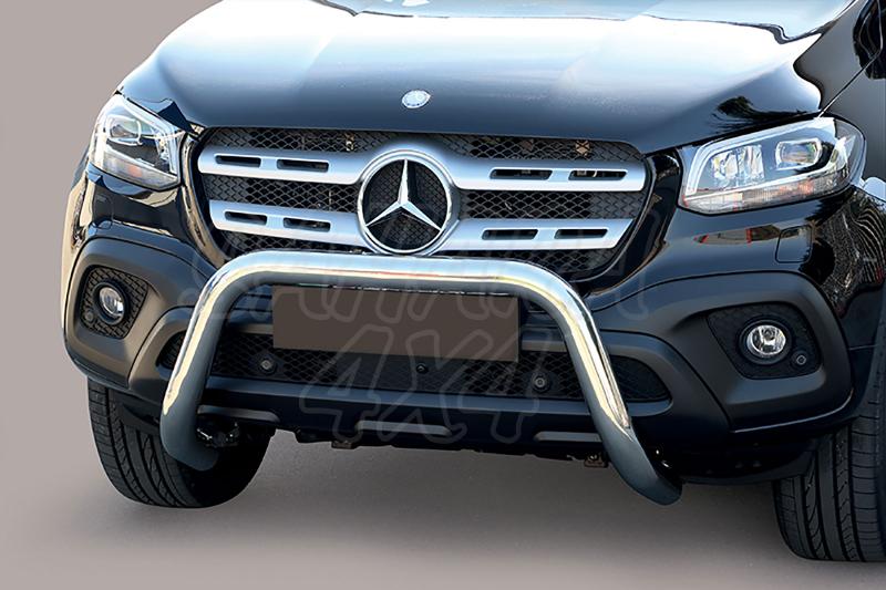 Front bull bar 76mm for Mercedes Class X 2017-