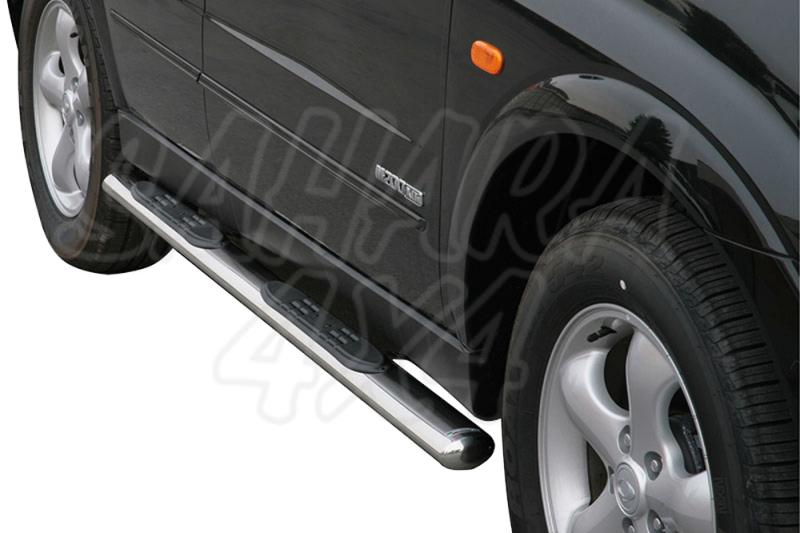 Side steps inox for SSangyong Kyron 2007-