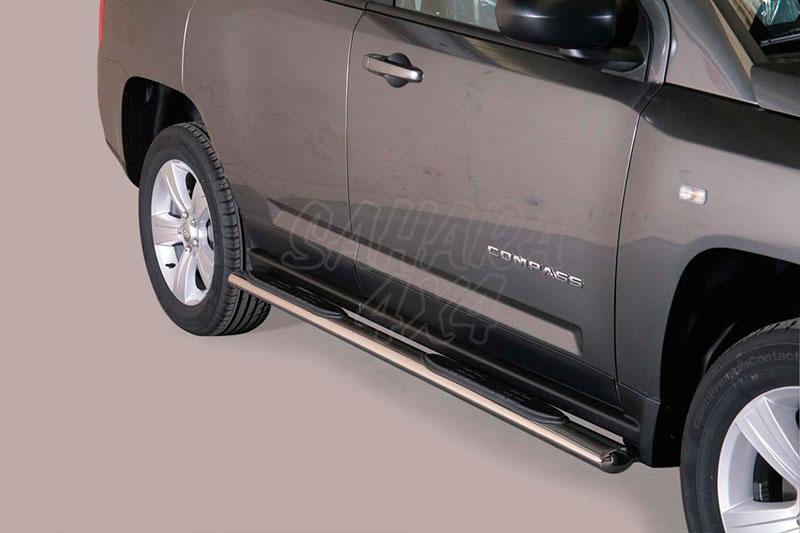 Side steps inox for Jeep Compass 2011-