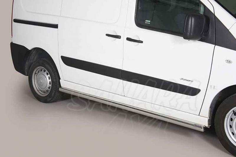 Side steps inox 63mm for Citroen Jumpy 2006-2014 - Only LWB