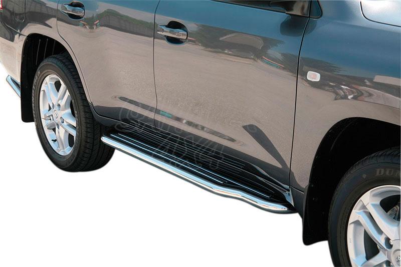 Side steps inox 50mm for Toyota LandCruiser HDJ200 - 