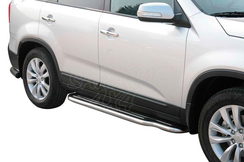 Estribos en plataforma con tubo inox 50mm para Kia Sorento 2009-2014 - 