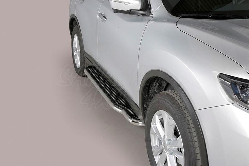 Side steps inox 50mm for Nissan X-Trail 2014-