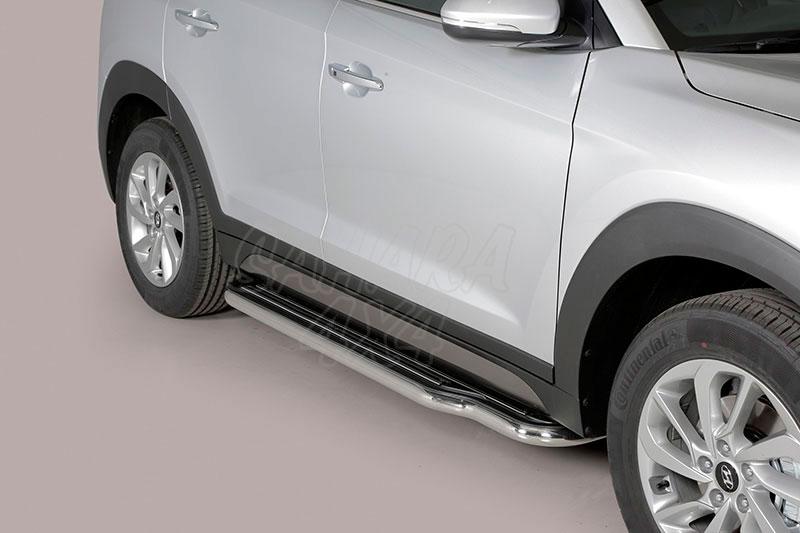 Side steps inox 50mm for Hyundai Tucson 2015-