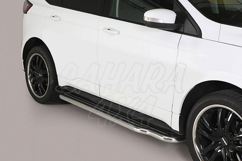 Sidesteps inox 50mm for Ford Edge 2016- - 