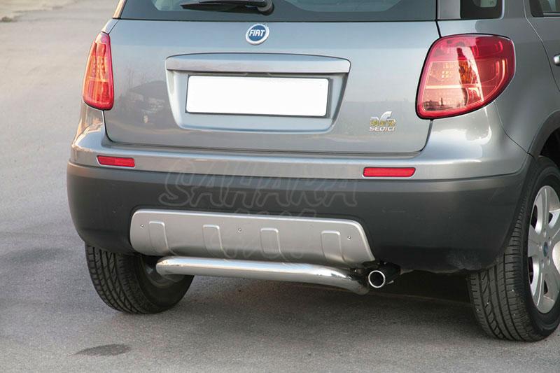 Rear bumper protection , Inox 63mm for Fiat Sedici 2005- 