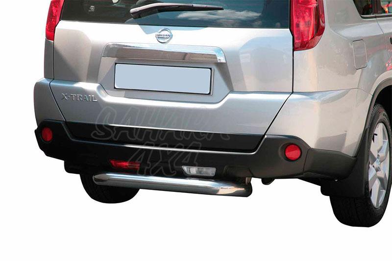 Rear bumper protection 76mm for Nissan X-Trail 2007-2010