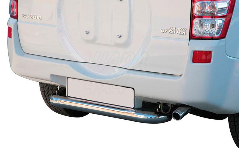 Protector de parachoques trasero en tubo inox 76mm para Suzuki Grand Vitara 2008- - Para 5 puertas