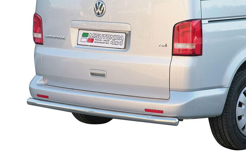 Rear bumper Bar Inox 63mm for Vw Transporter T5 2010+