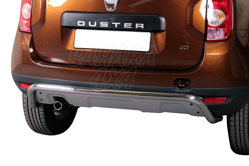 Protector de parachoques trasero en tubo inox 50mm para Dacia Duster 2010-2017