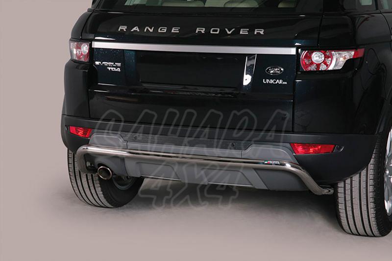 Protector de parachoques trasero en tubo inox Ø50mm para Range Rover Evoque 2011-