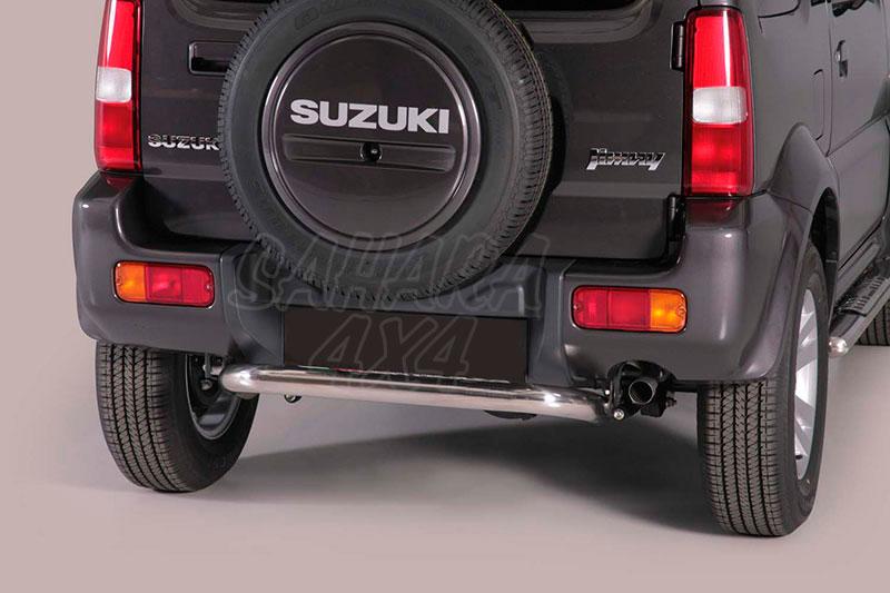 Protector de parachoques trasero en tubo inox 63mm para Suzuki Jimny 2012- - 