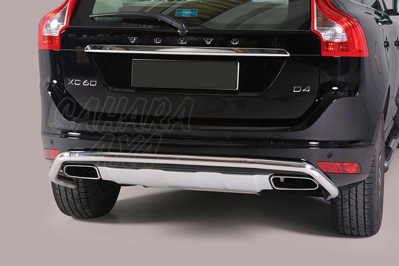 Protector de parachoques trasero en tubo inox 50mm para Volvo XC60 2014- - 