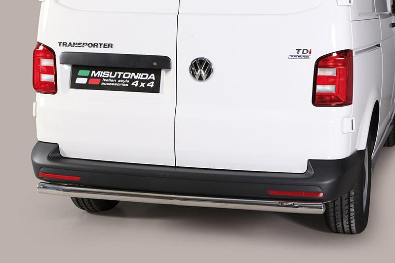 Rear bumper Bar Inox 63mm for Vw Transporter T6