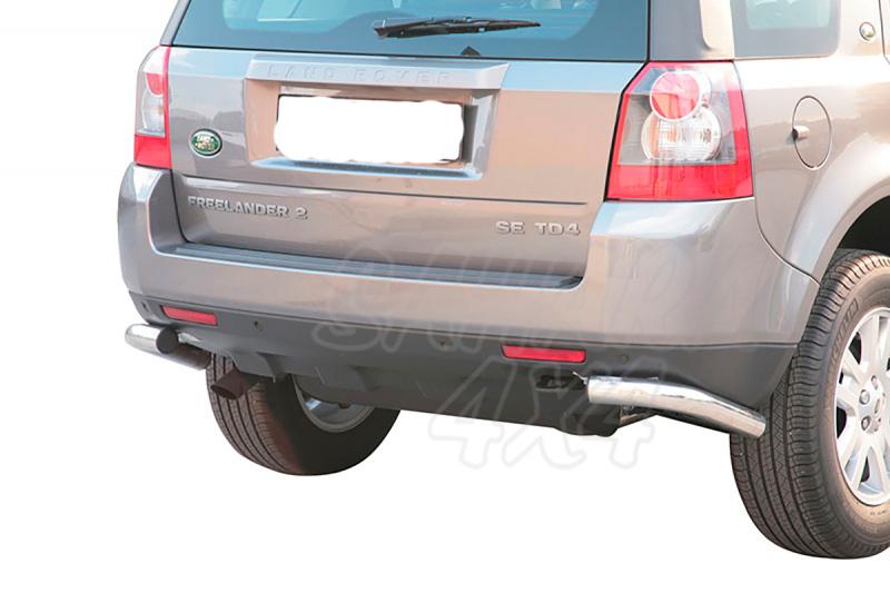 Protector inferior de esquinas traseras en tubo inox Ø63mm para Land Rover Freelander II 2006- 