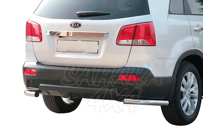 Protector lower rear corners stainless tube 63mm for Kia Sorento 2009-2014 - 
