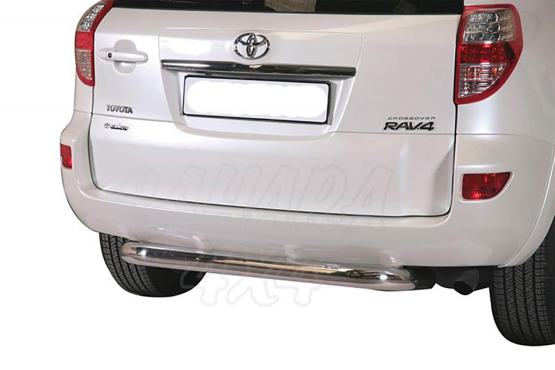 Rear bumper protection , Inox 76mm for Toyota Rav4 2010-2013