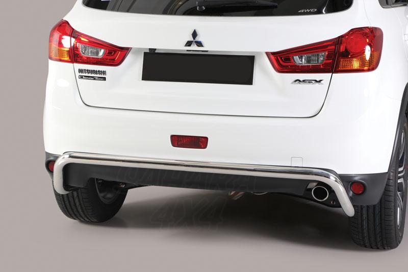 Rear bumper protection , Inox 50mm for Mitsubishi ASX 2012-