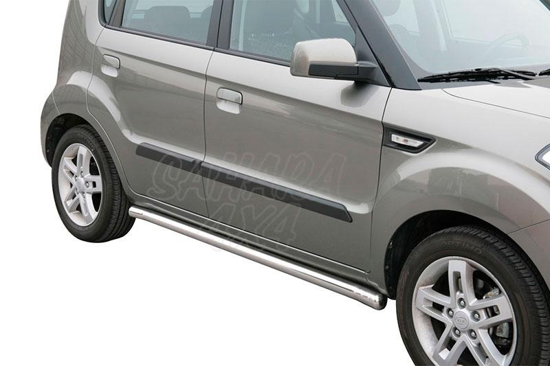 Estribos en tubo inox 63mm para Kia Soul 2009-2014 - 