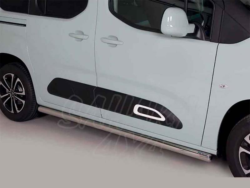 Side step inox oval 63mm for Citron Berlingo 2018-
