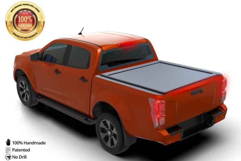 Persiana Tessera Roll+ persiana enrollable en Negro Mate Isuzu D-MAX 2020+