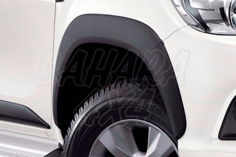 Aletines en ABS negro +25mm para Toyota Hilux Revo 2016-