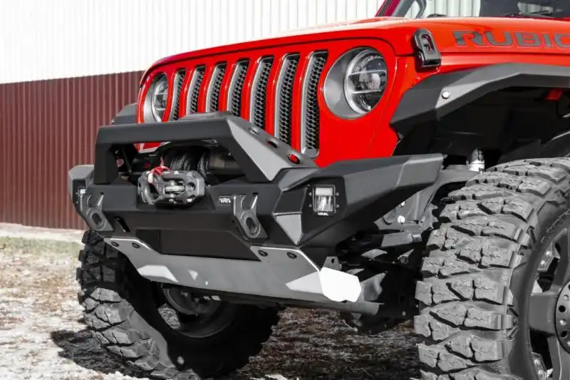 RIVAL aluminum bumper Jeep Wrangler JK/JL w/ LED headlights