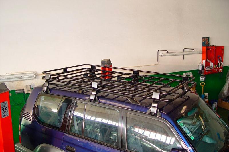 Baca de carga portaequipajes grande cerrada AFN para Toyota LandCruiser KZJ90/95 