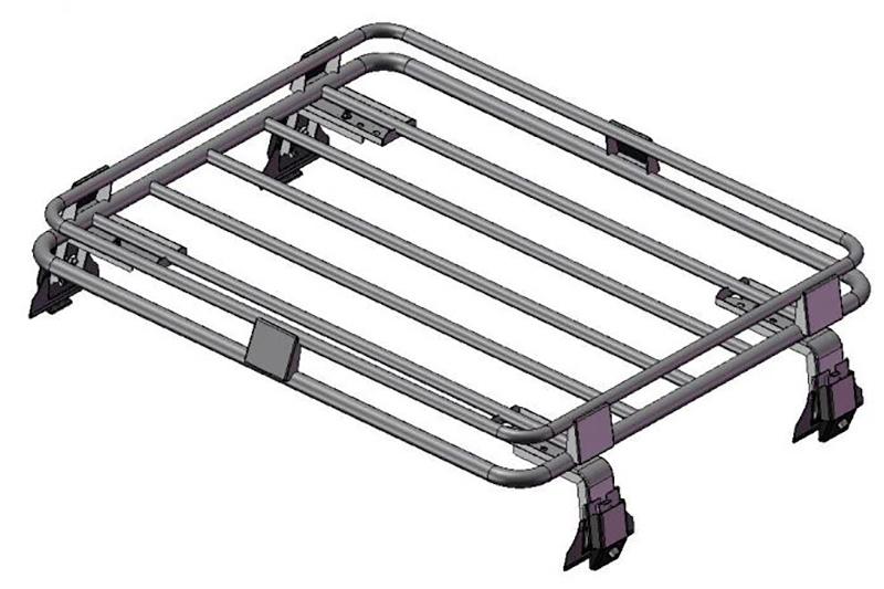 Baca de carga portaequipajes grande cerrada AFN para Toyota LandCruiser KZJ90/95 