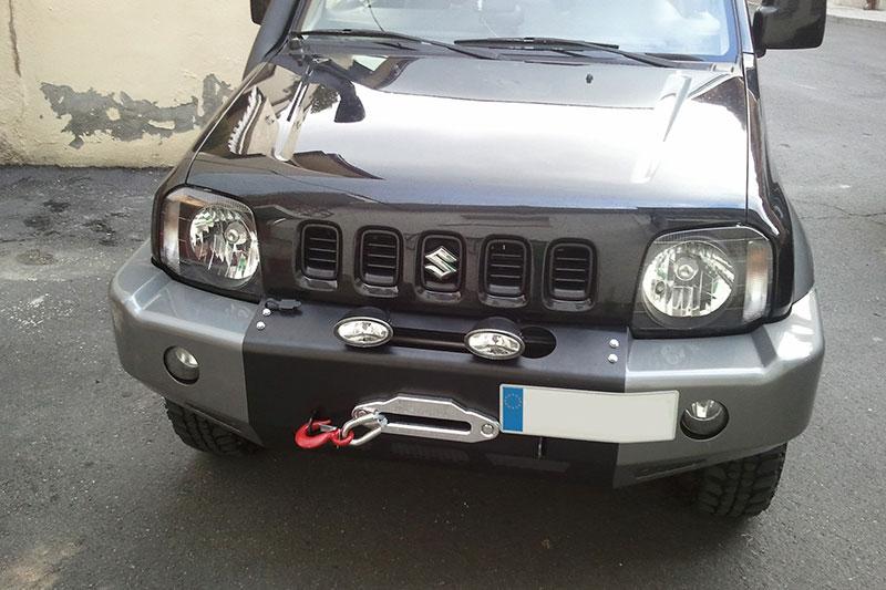 Front bumper with winch mount AFN for Suzuki Jimny 2003-