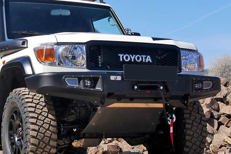 Front bumper witch winch mount AFN for Toyota LandCruiser 