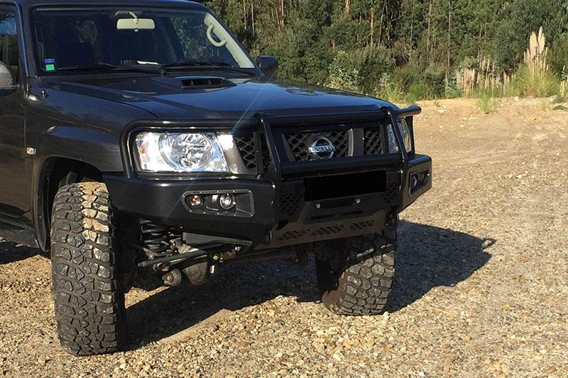 Front bumper with winch mount AFN for Nissan Patrol GR Y61 2005- - 